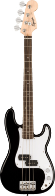 Squier Mini Precision Bass - Black i gruppen Strnginstrument / Bas hos Musikanten i Ume AB (5-0370127506)