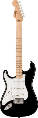 Squier Sonic Stratocaster [vnster] - Black i gruppen Strnginstrument / Gitarr / Elgitarr hos Musikanten i Ume AB (5-0373162506)