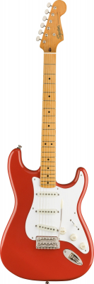 Squier Classic Vibe 50s Stratocaster - Fiesta Red i gruppen Strnginstrument / Gitarr / Elgitarr hos Musikanten i Ume AB (5-0374005540)