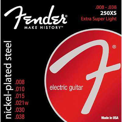 Fender 250XS 8-38 Elgitarrsträngar i gruppen Stränginstrument / Strängar / Elgitarrsträngar hos Musikanten i Umeå AB (5-0730250402)