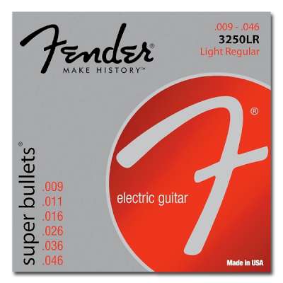 Fender 3250LR 9-46 Super Bullet Elgitarrstrngar i gruppen Strnginstrument / Strngar / Elgitarrstrngar hos Musikanten i Ume AB (5-0733250404)