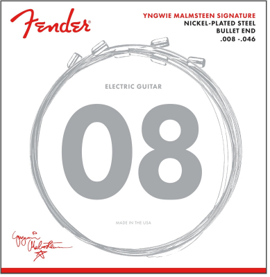 Fender Yngwie Malmsteen Signature 8-46 Elgitarrstrngar i gruppen Strnginstrument / Strngar / Elgitarrstrngar hos Musikanten i Ume AB (5-0733250600)