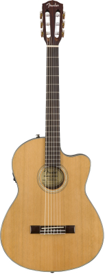Fender CN-140SCE - Natural [inkl.case] i gruppen Strnginstrument / Gitarr / Nylonstrngade hos Musikanten i Ume AB (5-0970264321)