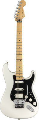 Fender Player Stratocaster Floyd Rose HSS - Polar White i gruppen Strnginstrument / Gitarr / Elgitarr hos Musikanten i Ume AB (5-1149402515)
