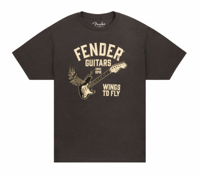 Fender Wings To Fly T-Shirt - Small i gruppen Strnginstrument / Tillbehr / Merchandise hos Musikanten i Ume AB (5-9192828306)