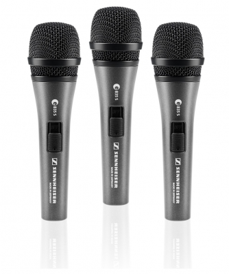 Sennheiser E835-S [3-pack] i gruppen Live & Studio / Mikrofoner / Mikrofoner hos Musikanten i Ume AB (507359)