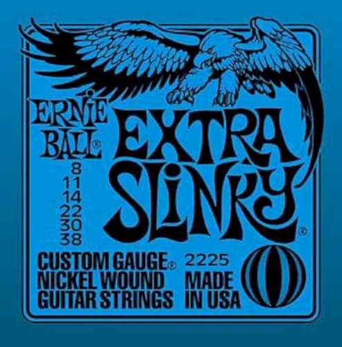 Ernie Ball Extra Slinky 08-38 i gruppen Strnginstrument / Strngar / Elgitarrstrngar hos Musikanten i Ume AB (6-1102225)