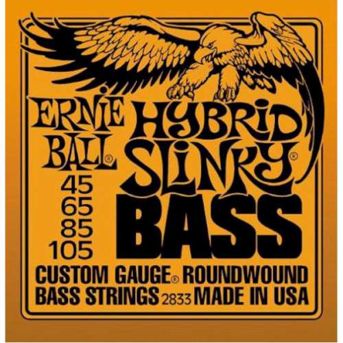 Ernie Ball Hybrid Slinky Bass 45-105 i gruppen Strnginstrument / Strngar / Elbasstrngar hos Musikanten i Ume AB (6-1102833)