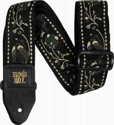 Ernie Ball 5372 Black Pheasant axelband f�r gitarr och bas