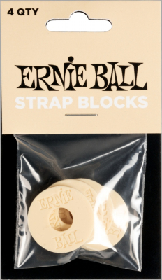 Ernie Ball 5624 Strap Blocks [4-pack] - Grddvit i gruppen Strnginstrument / Tillbehr / Axelband & Straplocks hos Musikanten i Ume AB (6-1105624)