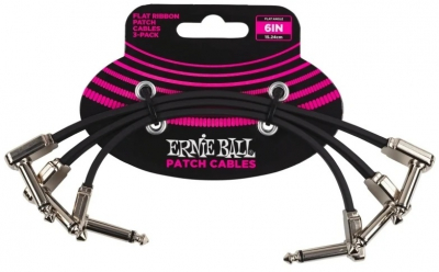 Ernie Ball 6221 3-pack patchkablar av h�g kvalit�