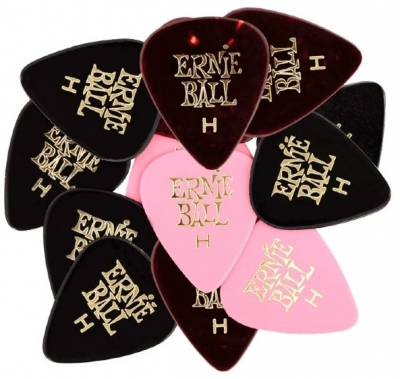 Ernie Ball Standard plektrum i paket om 12st Heavy tjocklek