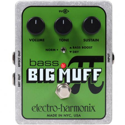 Electro Harmonix Bass Big Muff PI Distortion/Sustainer i gruppen Strnginstrument / Effekter / Effektpedaler bas hos Musikanten i Ume AB (6-5198115)
