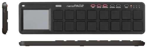 Korg nanoPAD2-BK USB Controller i gruppen Live & Studio / Studio / MIDI Controllers hos Musikanten i Ume AB (6-8011189)