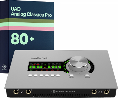 Universal Audio Apollo x4 with UAD Analog Classics Pro i gruppen Live & Studio / Studio / Ljudkort hos Musikanten i Ume� AB (600573)