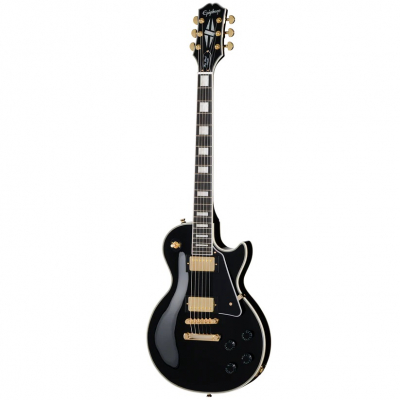 Epiphone Les Paul Custom - Ebony i gruppen Strnginstrument / Gitarr / Elgitarr hos Musikanten i Ume AB (613314)