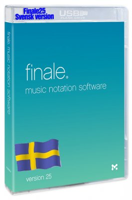 Finale 25 Svensk - USB i gruppen Live & Studio / Studio / Mjukvara hos Musikanten i Ume AB (63-COXFIN14USB)