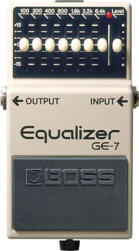 Boss GE-7 Graphic Equalizer Pedal i gruppen Strnginstrument / Effekter / Effektpedaler gitarr hos Musikanten i Ume AB (7-1972)