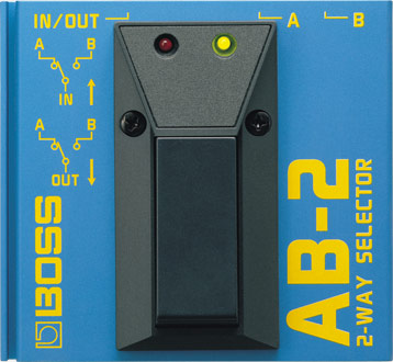 Boss AB-2 A/B Switch i gruppen Strnginstrument / Effekter / Switchar & controllers hos Musikanten i Ume AB (7-AB2)