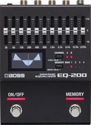 Boss EQ-200 Graphic Equalizer i gruppen Strnginstrument / Effekter / Effektpedaler bas hos Musikanten i Ume AB (7-EQ200)