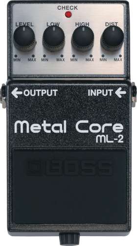 Boss ML-2 Metal Core i gruppen Strnginstrument / Effekter / Effektpedaler gitarr hos Musikanten i Ume AB (7-ML2)