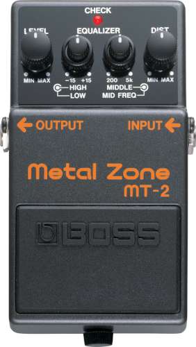 Boss MT-2 Metal Zone Distortion i gruppen Strnginstrument / Effekter / Effektpedaler gitarr hos Musikanten i Ume AB (7-MT2)