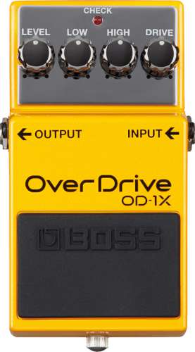 Boss OD-1X Overdrive i gruppen Strnginstrument / Effekter / Effektpedaler gitarr hos Musikanten i Ume AB (7-OD1X)
