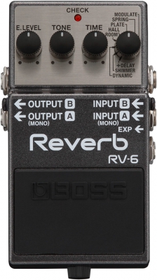 Boss RV-6 Reverb i gruppen Strnginstrument / Effekter / Effektpedaler gitarr hos Musikanten i Ume AB (7-RV6)