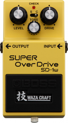 Boss SD-1W Super Overdrive Waza Craft i gruppen Strnginstrument / Effekter / Effektpedaler gitarr hos Musikanten i Ume AB (7-SD1W)
