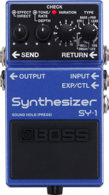 Boss SY-1 Guitar/Bass Synthesizer Pedal i gruppen Strnginstrument / Effekter / Effektpedaler bas hos Musikanten i Ume AB (7-SY1)