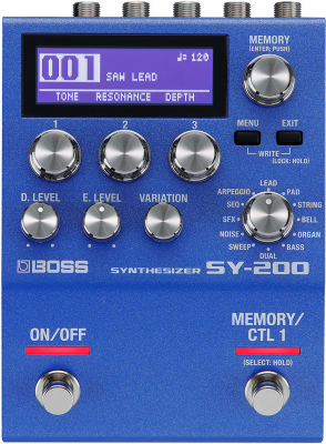 Boss SY-200 Synthesizer i gruppen Strnginstrument / Effekter / Effektpedaler gitarr hos Musikanten i Ume AB (7-SY200)