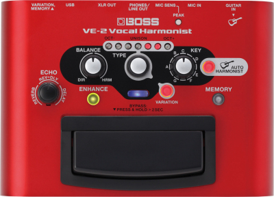 Boss VE-2 Vocal Harmonist i gruppen Live & Studio / Rack & Signalboxar / Sngeffekter hos Musikanten i Ume AB (7-VE2)