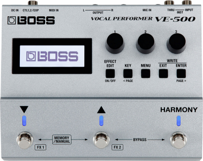 Boss VE-500 Vocal Performer i gruppen Strnginstrument / Effekter / Multieffekter gitarr hos Musikanten i Ume AB (7-VE500)