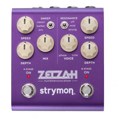 Strymon Zelzah Phaser i gruppen Stränginstrument / Effekter / Effektpedaler gitarr hos Musikanten i Umeå AB (852571008158)