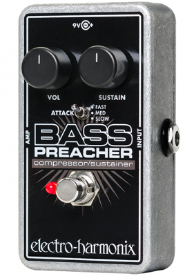Electro Harmonix Bass Preacher Compressor/Sustainer i gruppen Strnginstrument / Effekter / Effektpedaler bas hos Musikanten i Ume AB (BASSPREACHER)