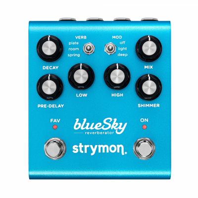 Strymon BlueSky V2 Reverberator i gruppen Strnginstrument / Effekter / Effektpedaler gitarr hos Musikanten i Ume AB (BLUESKYV2)