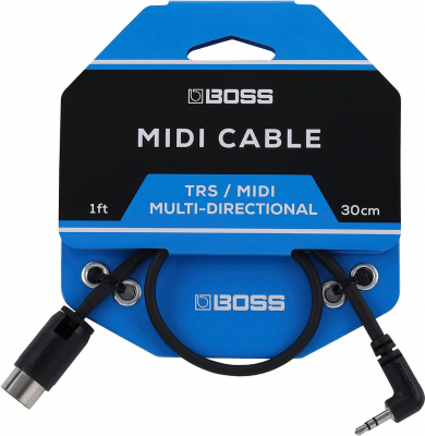 Boss TRS - Midi Cable - 30cm i gruppen Live & Studio / Kabel / Midikabel & Datakabel hos Musikanten i Ume� AB (BMIDI135)