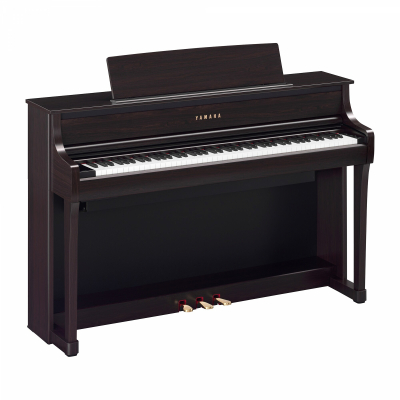 Yamaha Clavinova CLP875RW sett snett från sidan