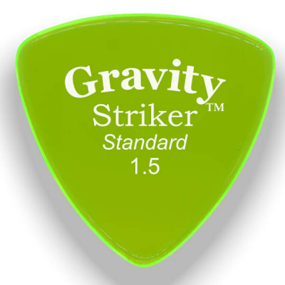 Gravity Picks Striker Standard 1.5mm Polished i gruppen Str�nginstrument / Tillbeh�r / Plektrum & Plektrumh�llare hos Musikanten i Ume� AB (GSRS15P)