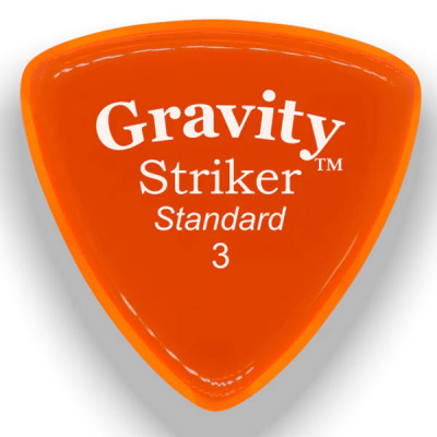 Gravity Picks Striker Standard 3.0 mm Polished i gruppen Stränginstrument / Tillbehör / Plektrum & Plektrumhållare hos Musikanten i Umeå AB (GSRS3P)