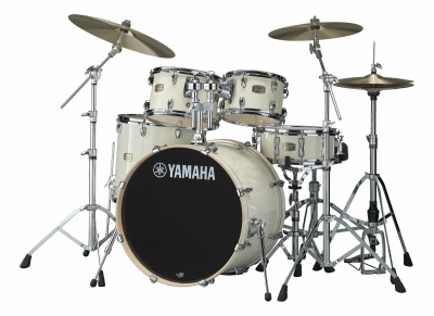 Yamaha Stage Custom Standard - Classic White i gruppen Slagverk / Akustiska trummor / Trumset hos Musikanten i Ume AB (JSBP2F5CLW)