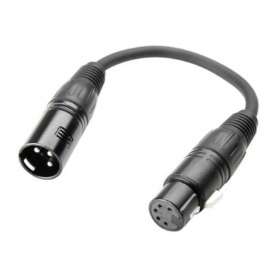Adam Hall DMX Adapter Hona 5-pin till Hane 3-pin i gruppen Live & Studio / Kabel / DMX Kabel hos Musikanten i Umeå AB (K3DHM0020)