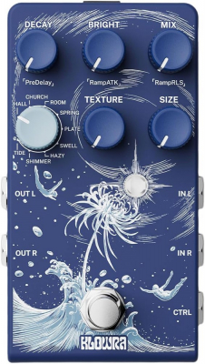 Klowra Limbo Multi Reverb Pedal i gruppen Strnginstrument / Effekter / Effektpedaler gitarr hos Musikanten i Ume AB (KWKBS01)