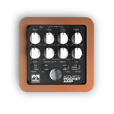 Effektpedal och DI-box fr akustisk gitarr