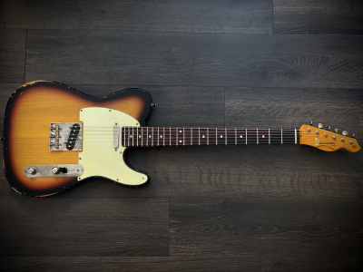 Sonnemo Custom Vintage Twangster - 3-Tone Sunburst - Begagnad i gruppen Str�nginstrument / Gitarr / Elgitarr hos Musikanten i Ume� AB (SONNEMO380)