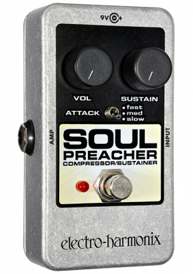 Electro Harmonix Soul Preacher Compressor/Sustainer i gruppen Strnginstrument / Effekter / Effektpedaler bas hos Musikanten i Ume AB (SOULPREACHER)