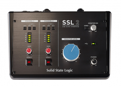 Solid State Logic SSL 2 USB Audio Interface i gruppen Live & Studio / Studio / Ljudkort hos Musikanten i Ume AB (SSL729702X1)