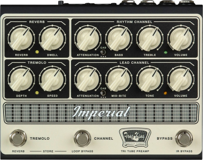 Tone King Imperial Preamp Pedal sedd ovanifrån