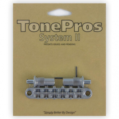 TonePros Tune-O-Matic Stall - Chrome i gruppen Strnginstrument / Tillbehr / Reservdelar hos Musikanten i Ume AB (TPT3BTC)