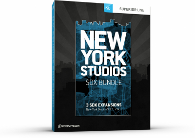 Toontrack SDX New York Studios Bundle - Download i gruppen Live & Studio / Studio / Mjukvara hos Musikanten i Ume AB (TT075SN)